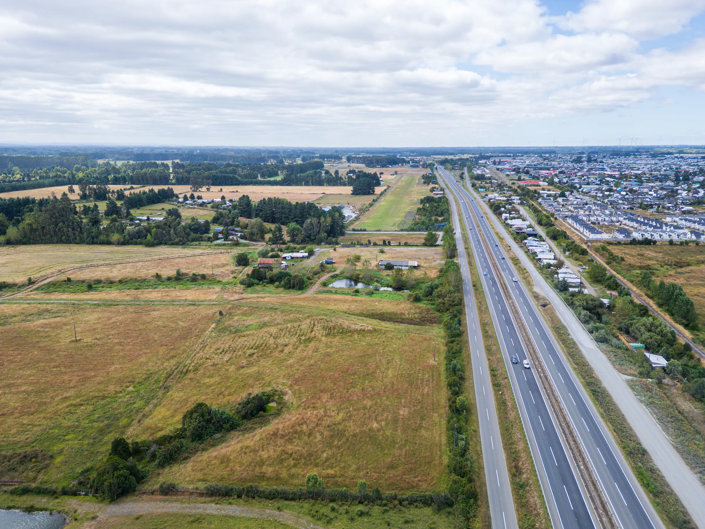 Vista aérea de la parcela Ladera Sur